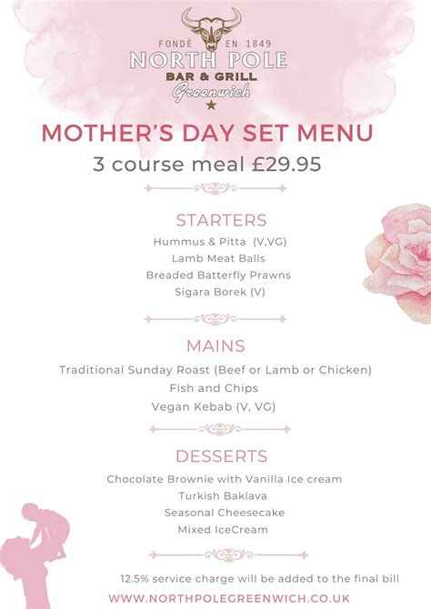 mother's day set menu 2025
